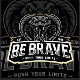 Escudo de Be Brave — Push your limits